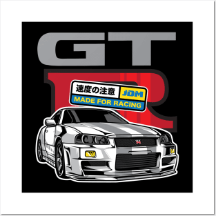 GTR R34 Posters and Art